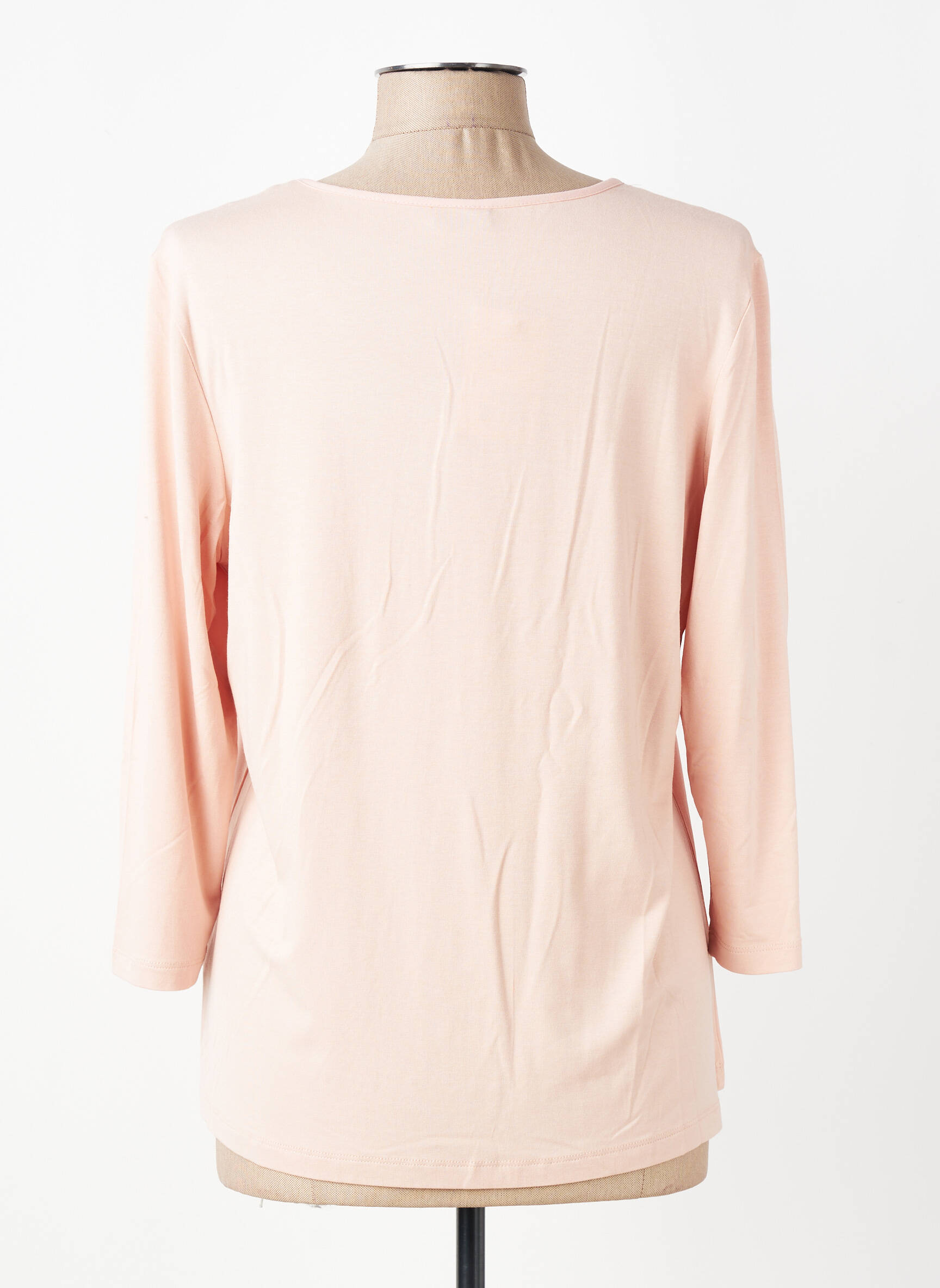 Tricou mâneci 3/4 mâneci 3/4 roz BARBARA LEBEK femeie