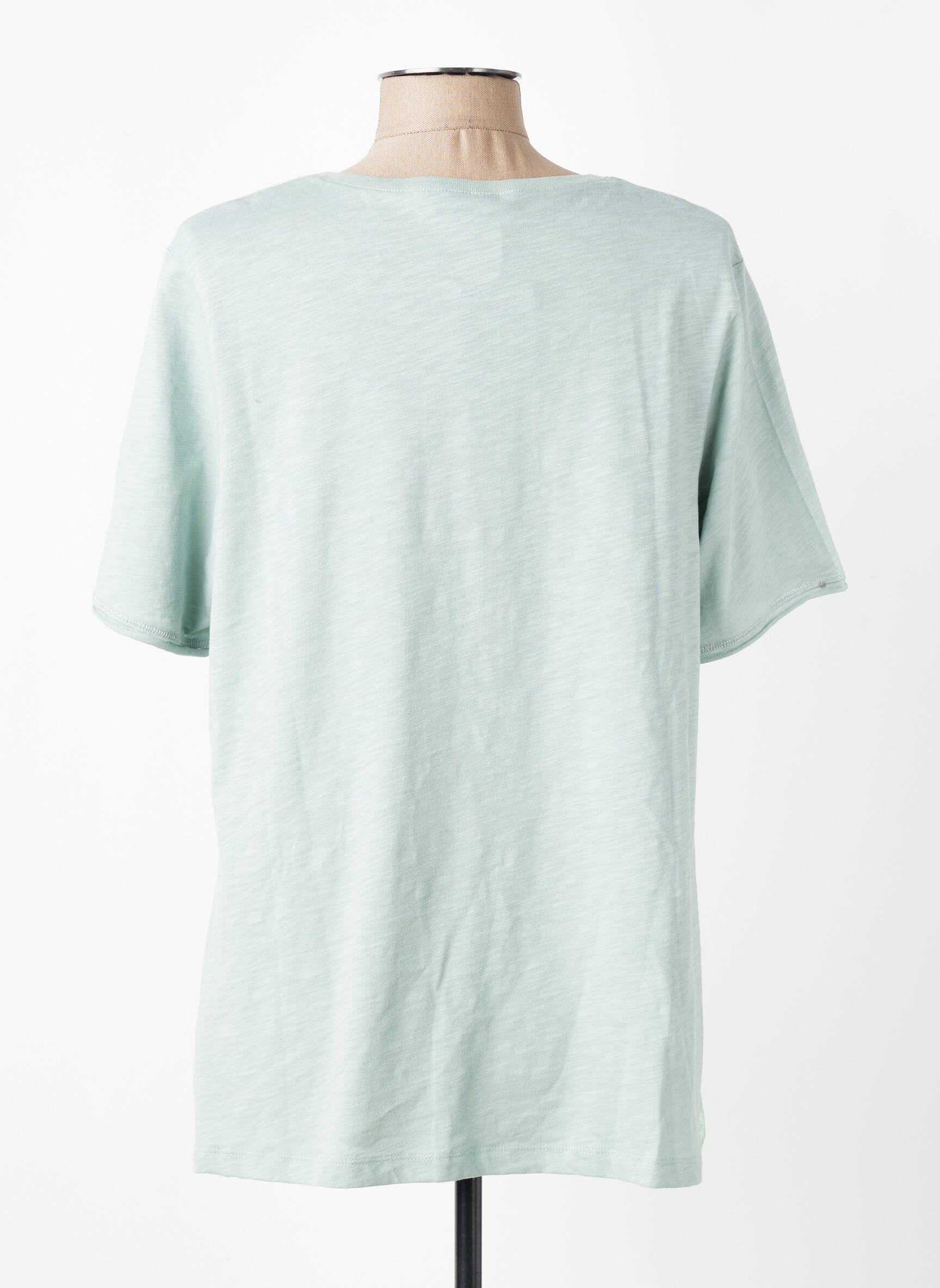 Tricou imprimeu fantezie mâneci scurte verde BARBARA LEBEK femeie