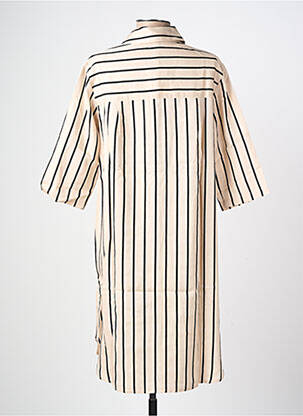 Rochie midi mâneci 3/4 mâneci 3/4 bej YERSE femeie