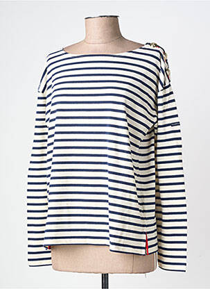 Tricou mâneci lungi mâneci lungi albastru LE PETIT BAIGNEUR femeie