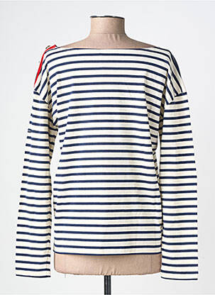 Tricou mâneci lungi mâneci lungi albastru LE PETIT BAIGNEUR femeie