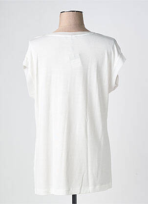 Tricou imprimeu fantezie mâneci scurte albastru OLSEN femeie