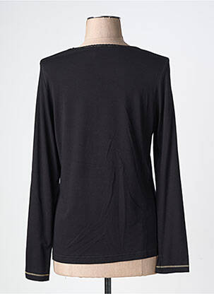 Tricou mâneci lungi mâneci lungi negru PAUSE CAFE femeie