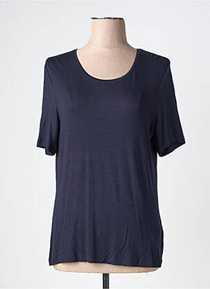 Tricou elasticitate mâneci scurte albastru BARBARA LEBEK femeie