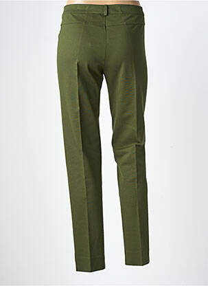 Pantalon slim talie elastică mărime normală verde MARIA BELLENTANI femeie
