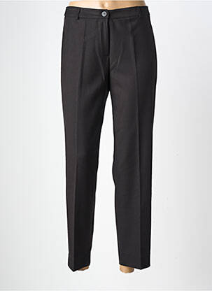 Pantalon drept țesătură crep mărime normală negru MARIA BELLENTANI femeie