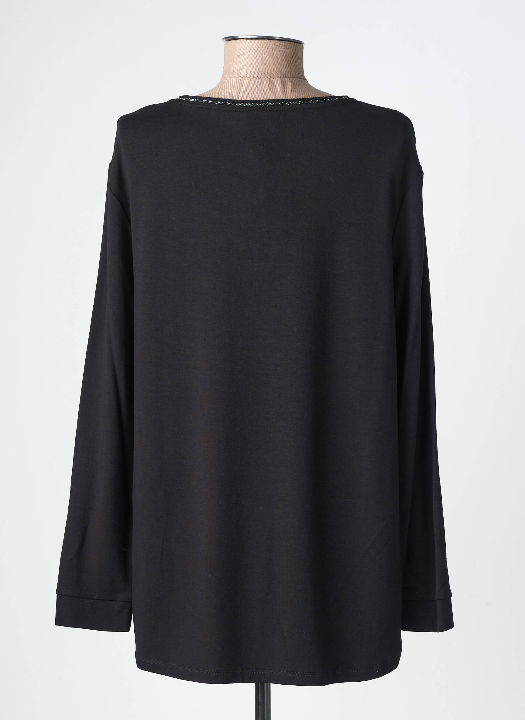 Tricou mâneci lungi mâneci lungi negru MARIA BELLENTANI femeie