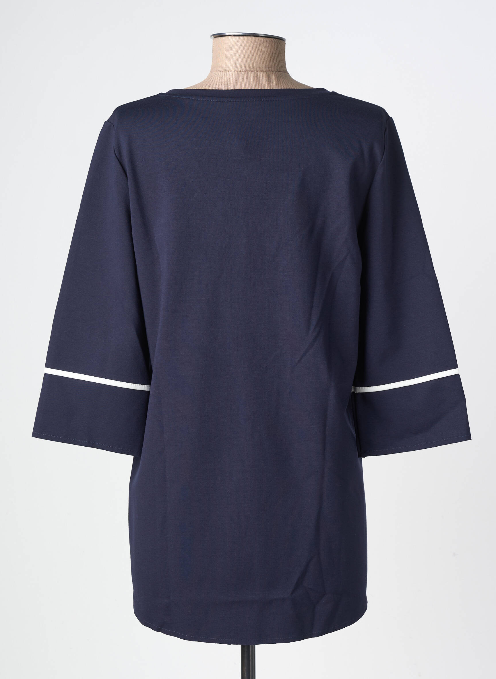 Tricou mâneci 3/4 mâneci 3/4 albastru MARIA BELLENTANI femeie