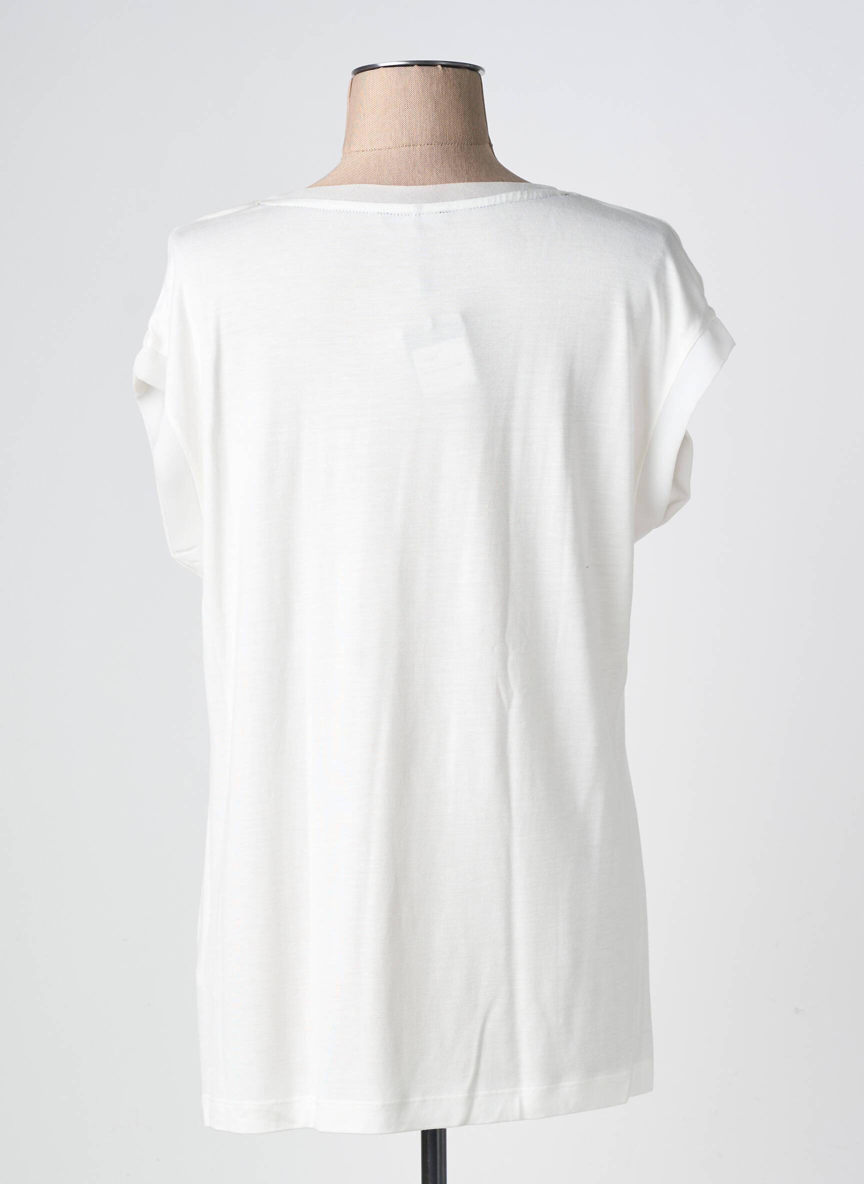 Tricou imprimeu fantezie mâneci scurte albastru OLSEN femeie