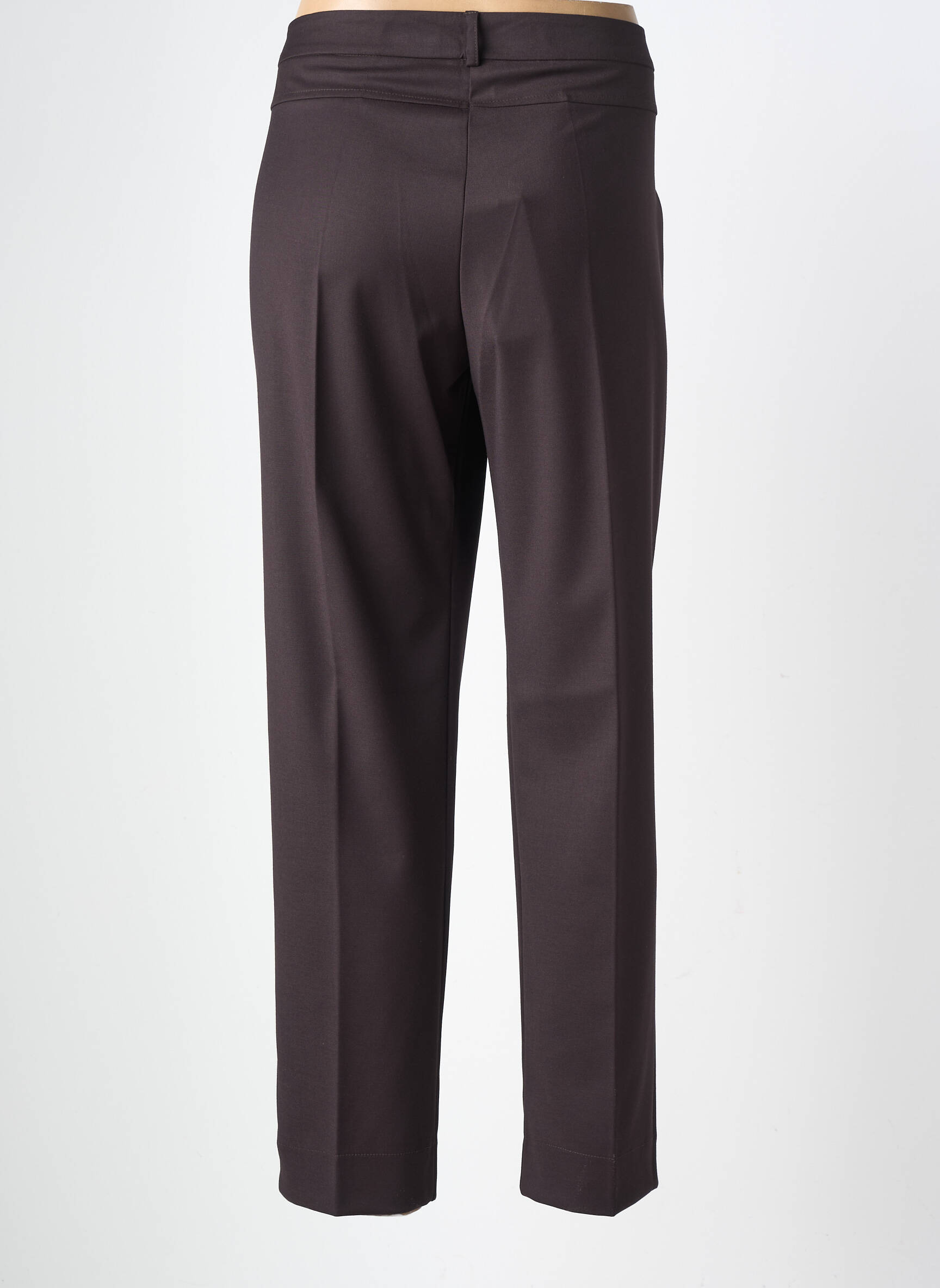 Pantalon drept țesătură crep mărime normală negru MARIA BELLENTANI femeie