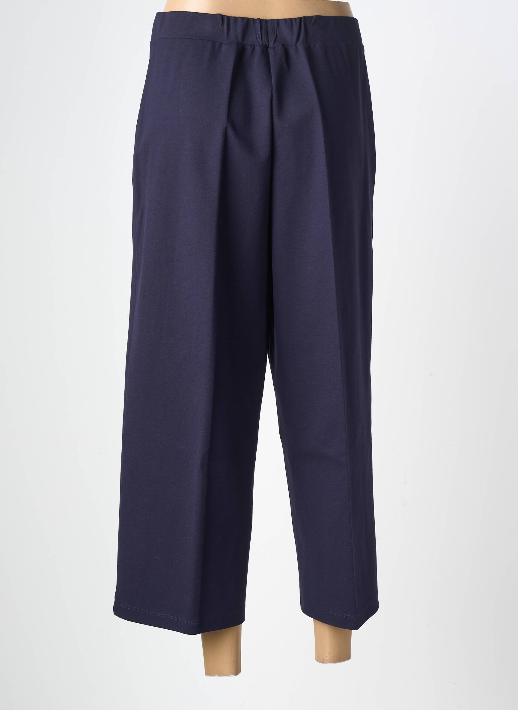 Pantalon 7/8 elasticitate mărime normală albastru MARIA BELLENTANI femeie