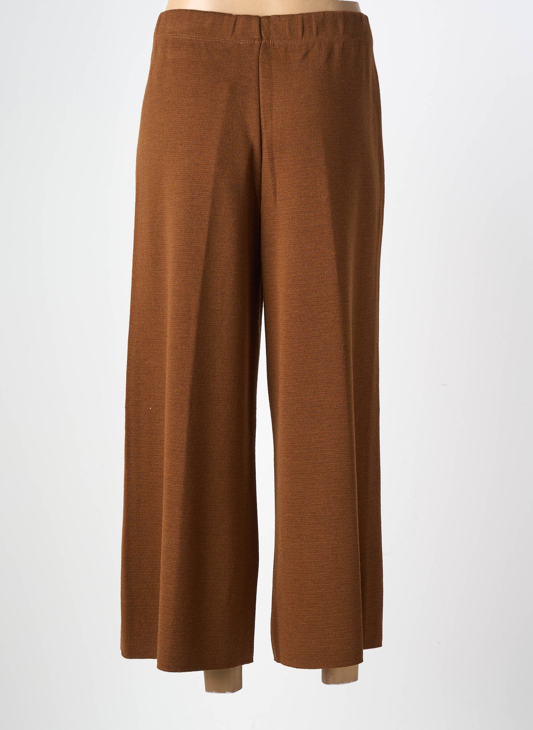 Pantalon 7/8 elasticitate mărime normală maro MARIA BELLENTANI femeie