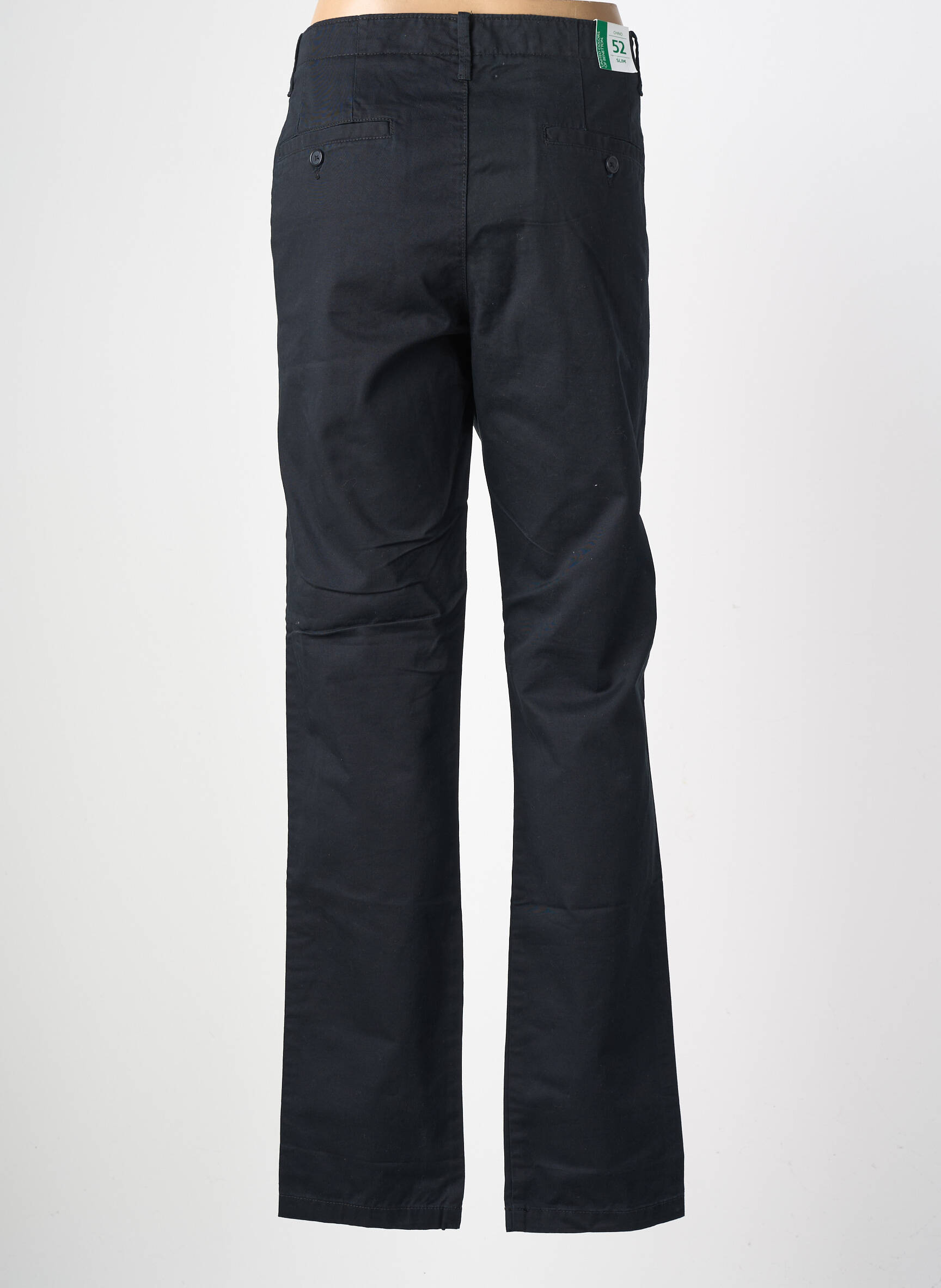 Pantalon chino elasticitate mărime normală negru UNITED COLORS OF BENETTON bărbat