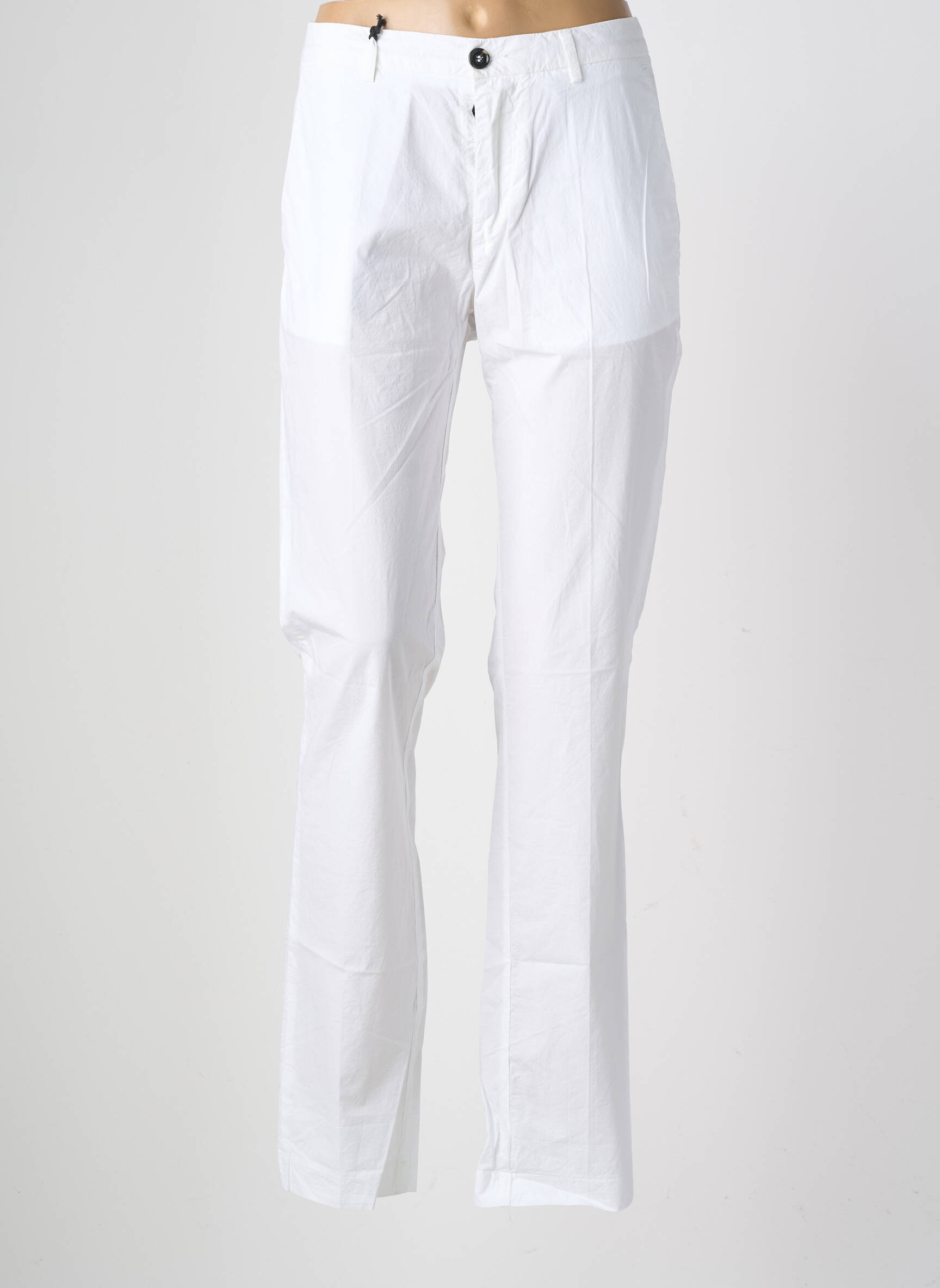 Pantalon chino buzunare mărime normală alb TRUE NYC bărbat