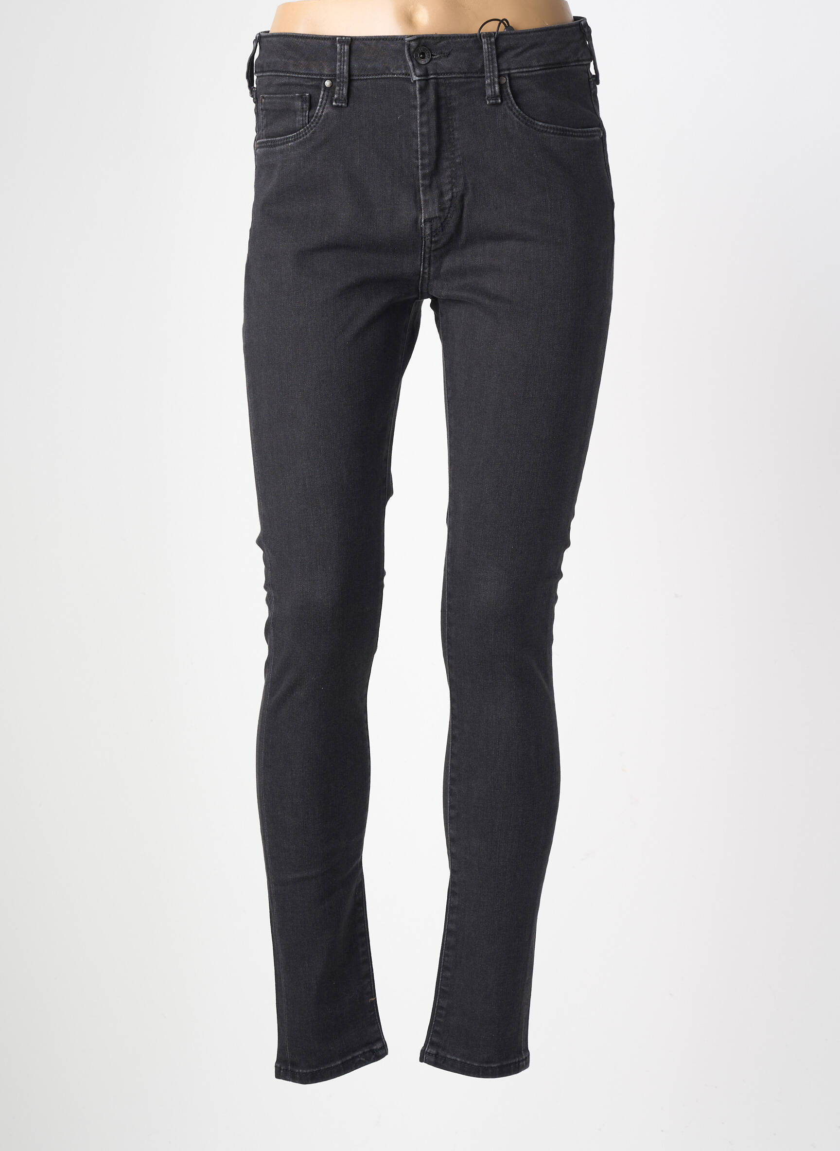 Blugi cu croială slim elasticitate mărime normală negru PEPE JEANS femeie
