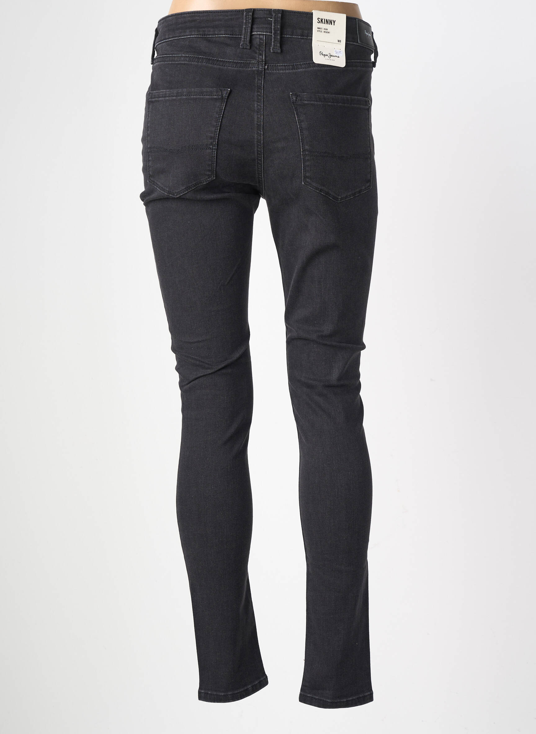 Blugi cu croială slim elasticitate mărime normală negru PEPE JEANS femeie
