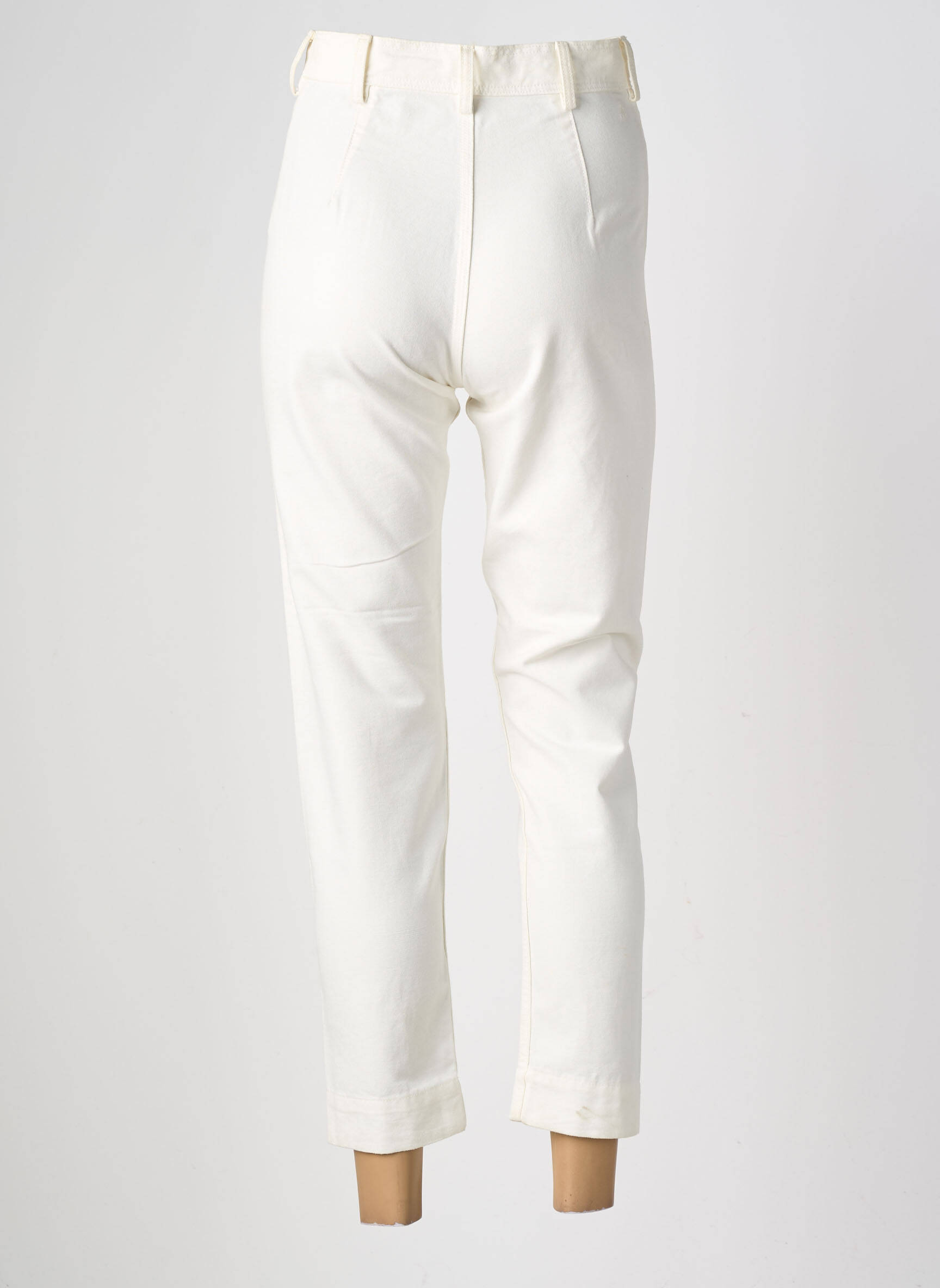 Pantalon 7/8 mărime normală mărime normală alb AMLUL femeie