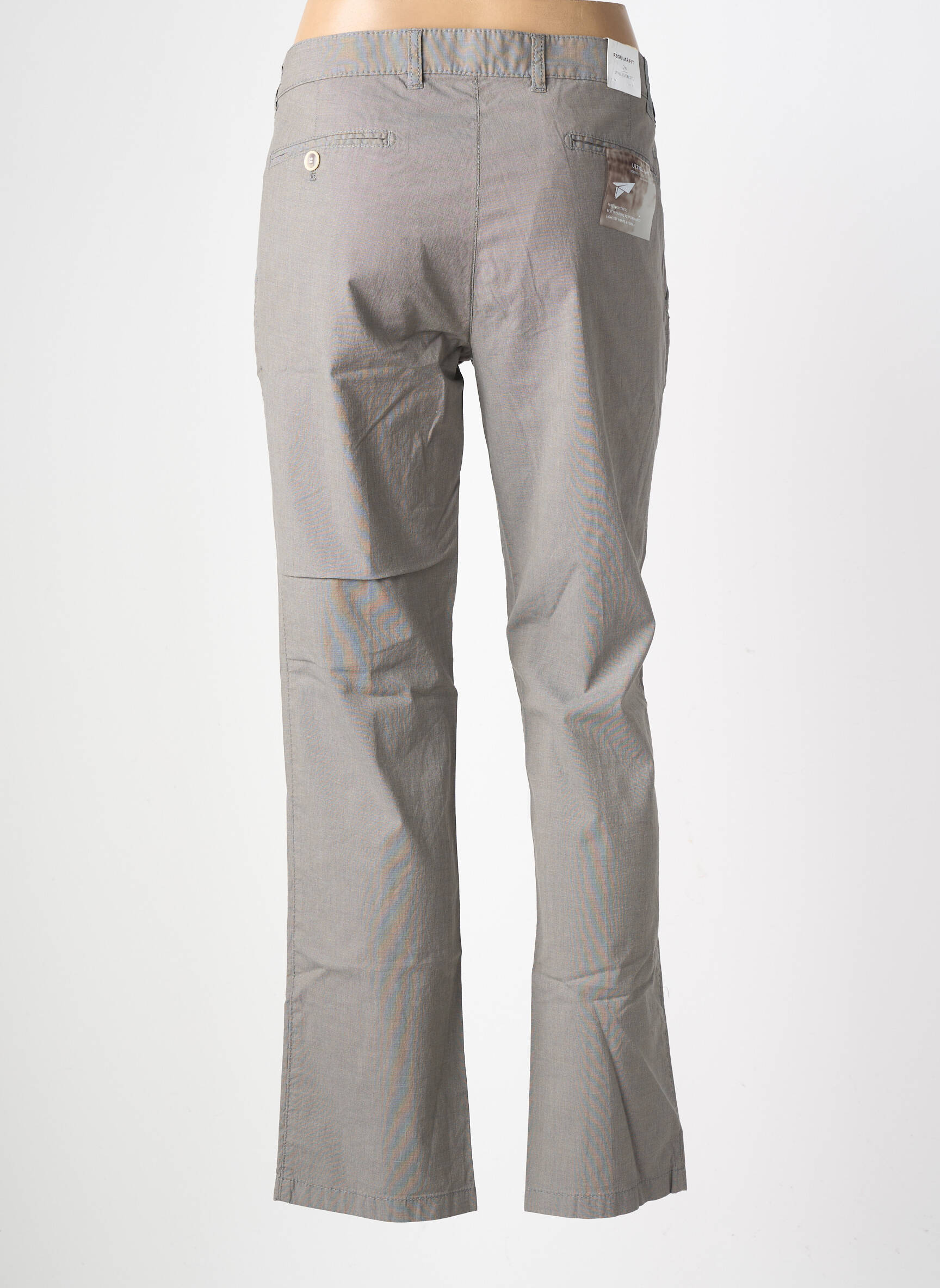 Pantalon chino elasticitate mărime normală gri BRAX femeie