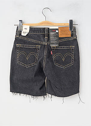Șort țesătură denim mărime normală negru LEVI'S femeie