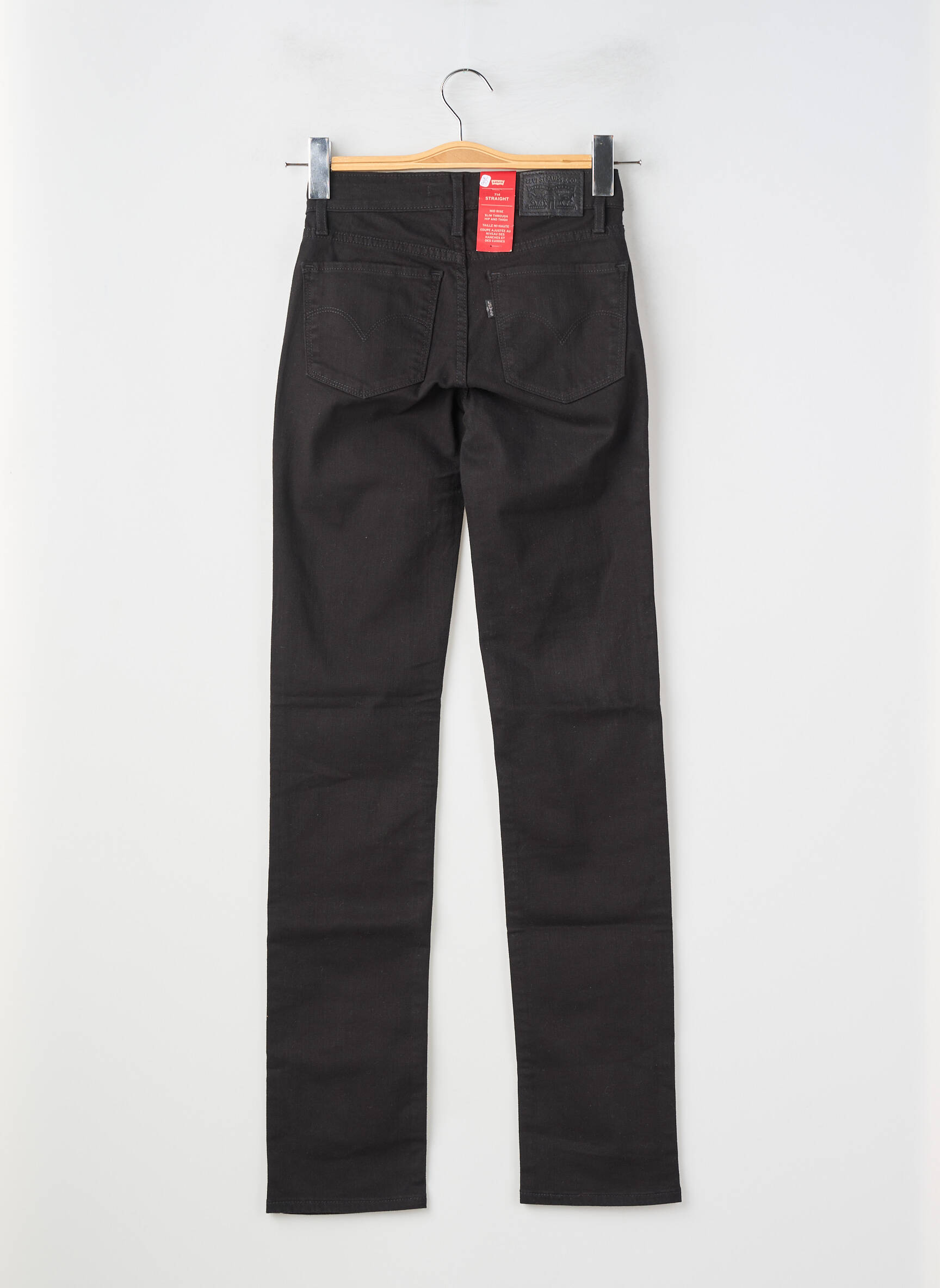 Blugi cu croială slim elasticitate mărime normală negru LEVI'S femeie