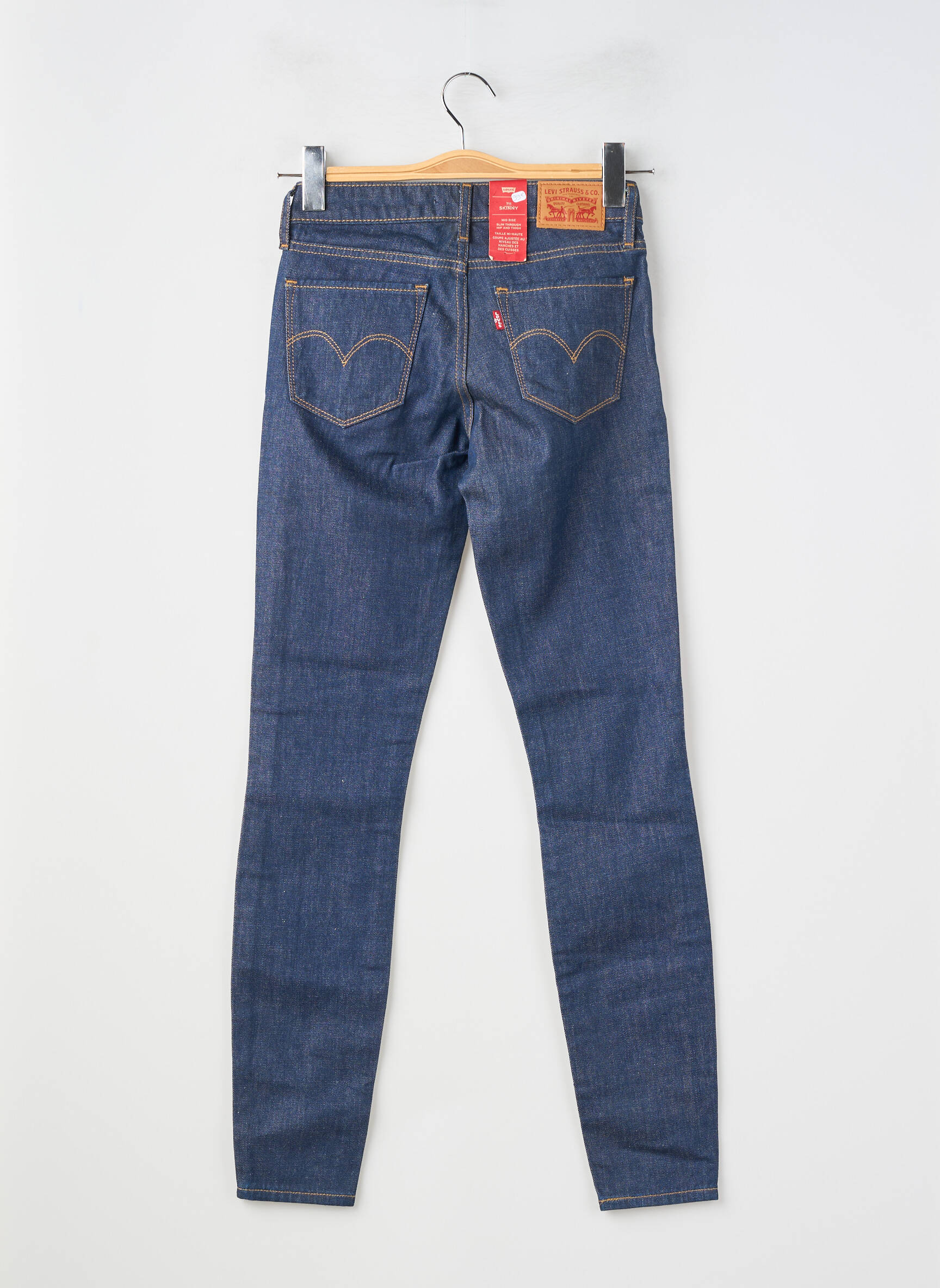 Blugi skinny mărime normală mărime normală albastru LEVI'S femeie