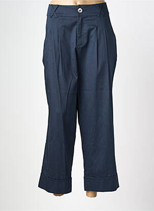 Pantalon drept elasticitate mărime normală albastru HANA SAN femeie