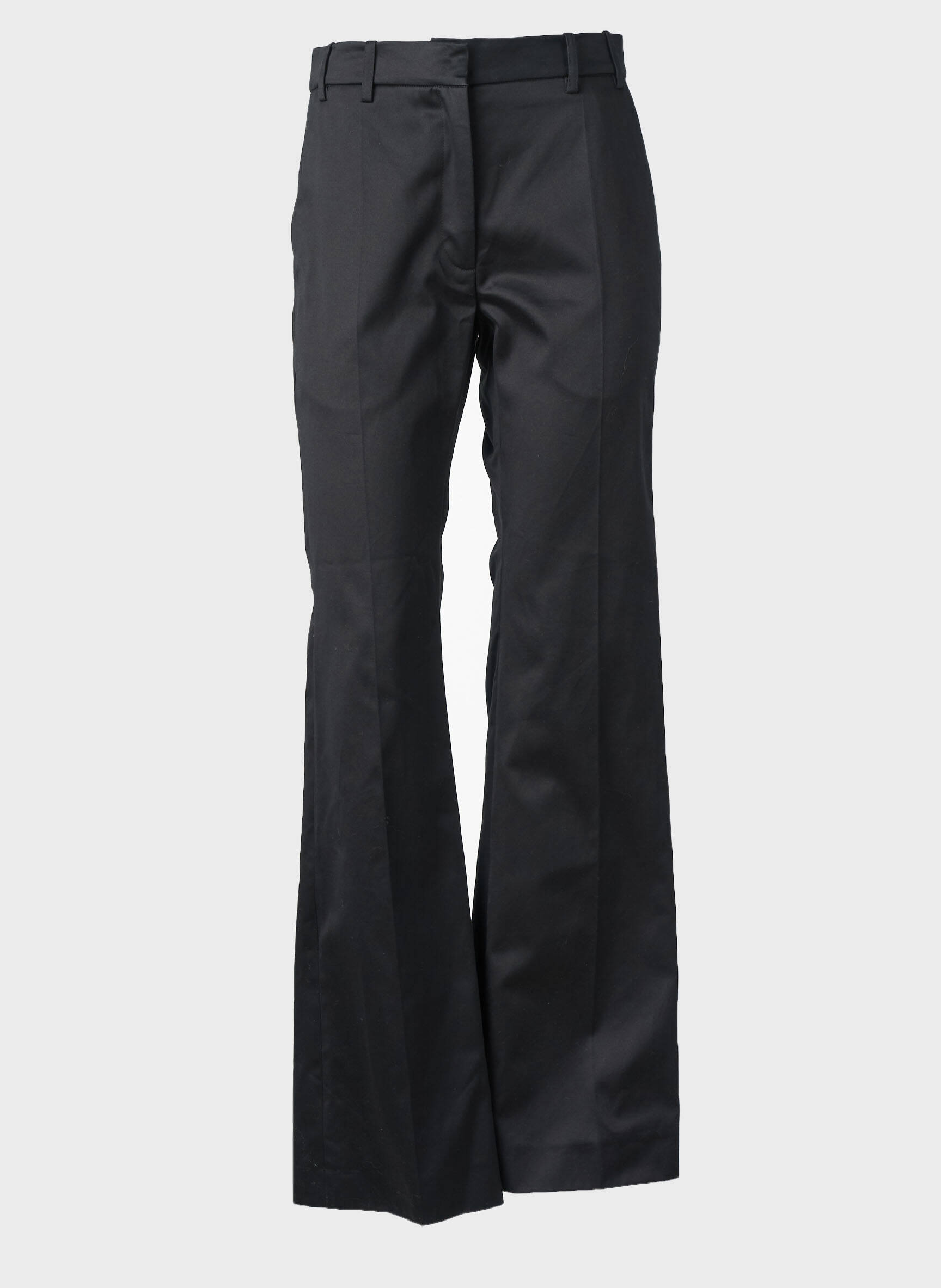 Pantalon evazat elasticitate mărime normală negru LAURENCE BRAS femeie