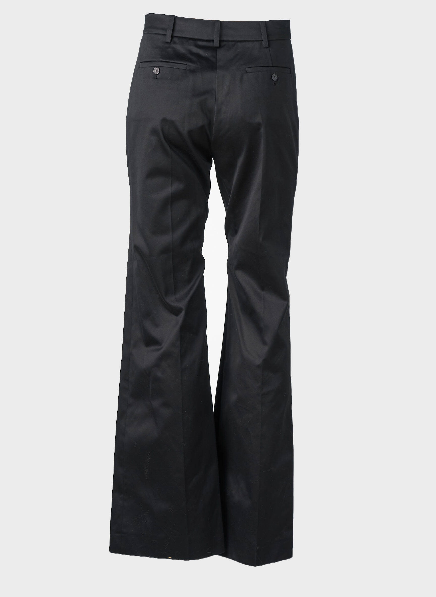 Pantalon evazat elasticitate mărime normală negru LAURENCE BRAS femeie