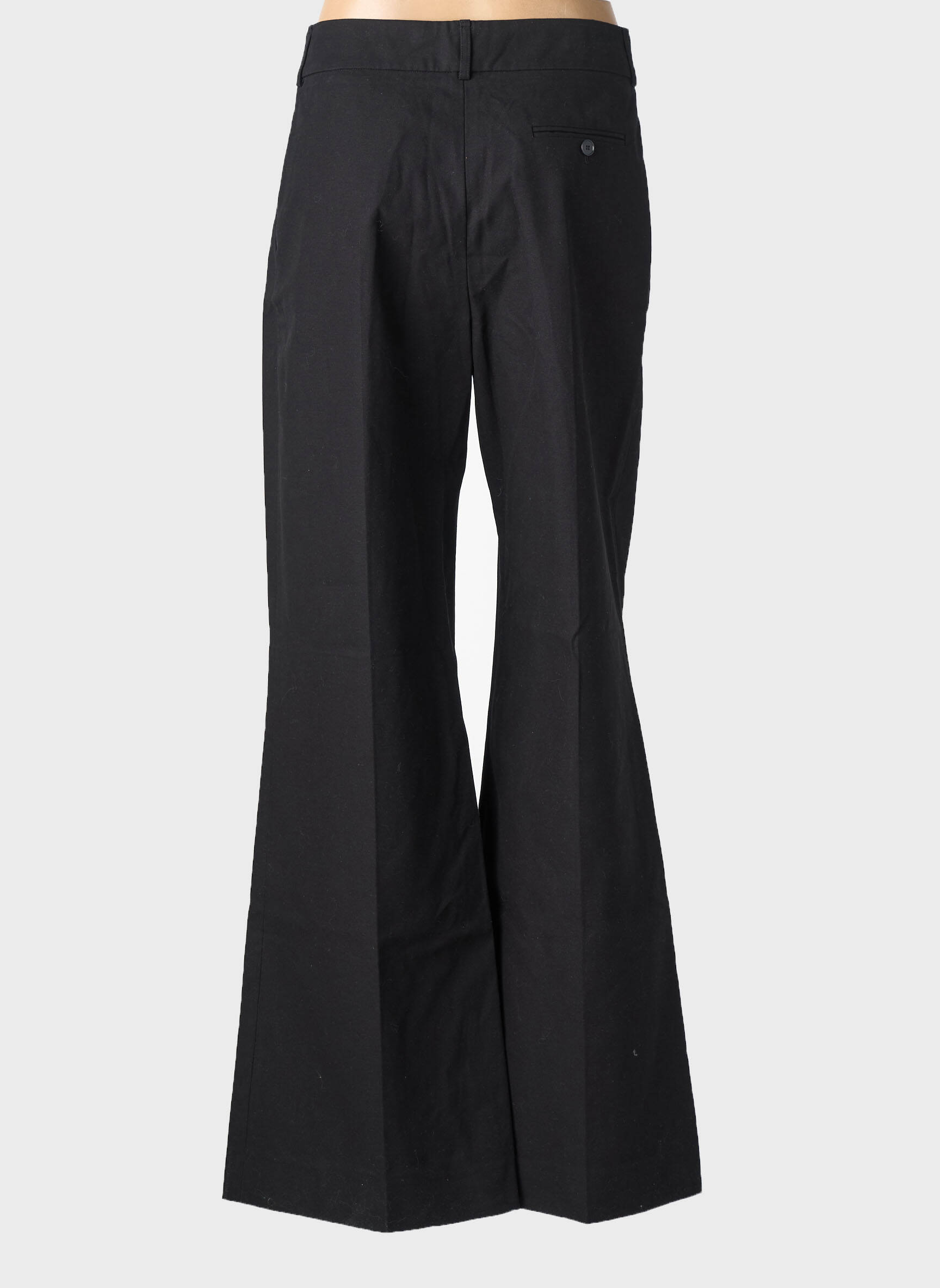 Pantalon evazat elasticitate mărime normală negru ROUJE femeie