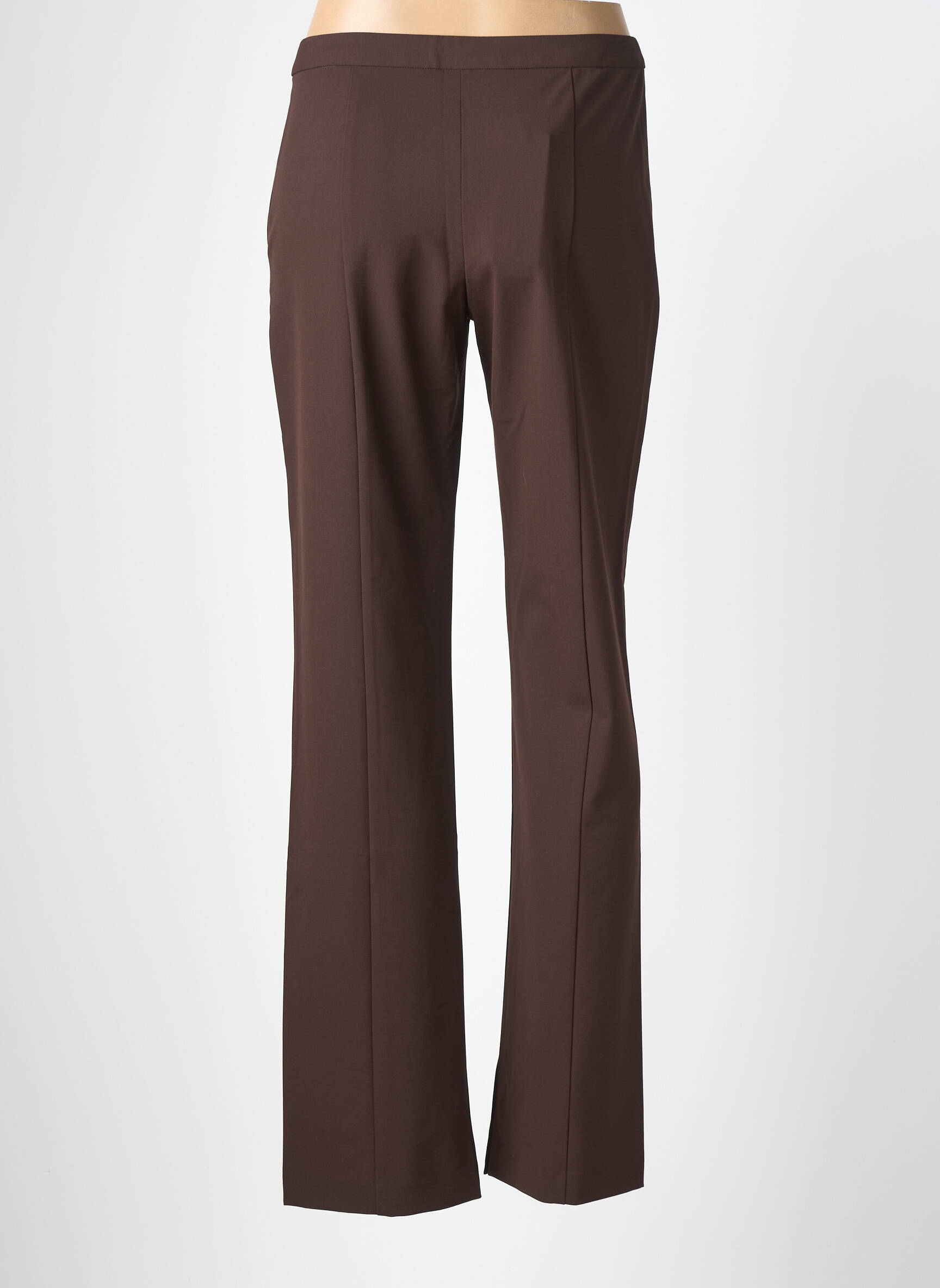 Pantalon drept elasticitate mărime normală maro SAMSOE & SAMSOE femeie