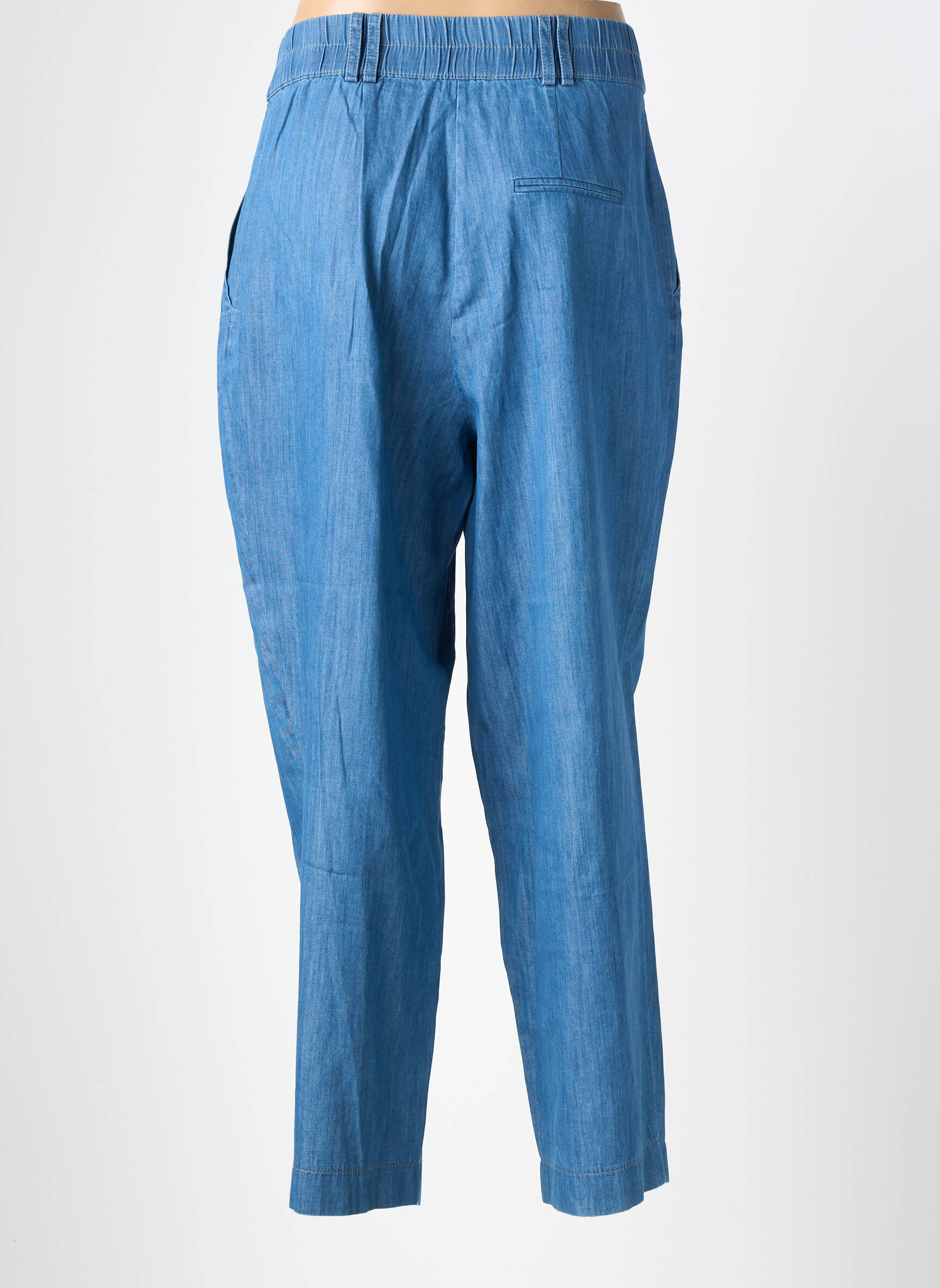 Pantalon drept elasticitate mărime normală albastru HANA SAN femeie