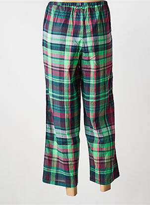 Pantalon 7/8 talie elastică mărime normală verde DIEGA femeie
