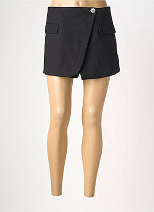 Fustă pantaloni scurți țesătură poplin negru GANNI femeie
