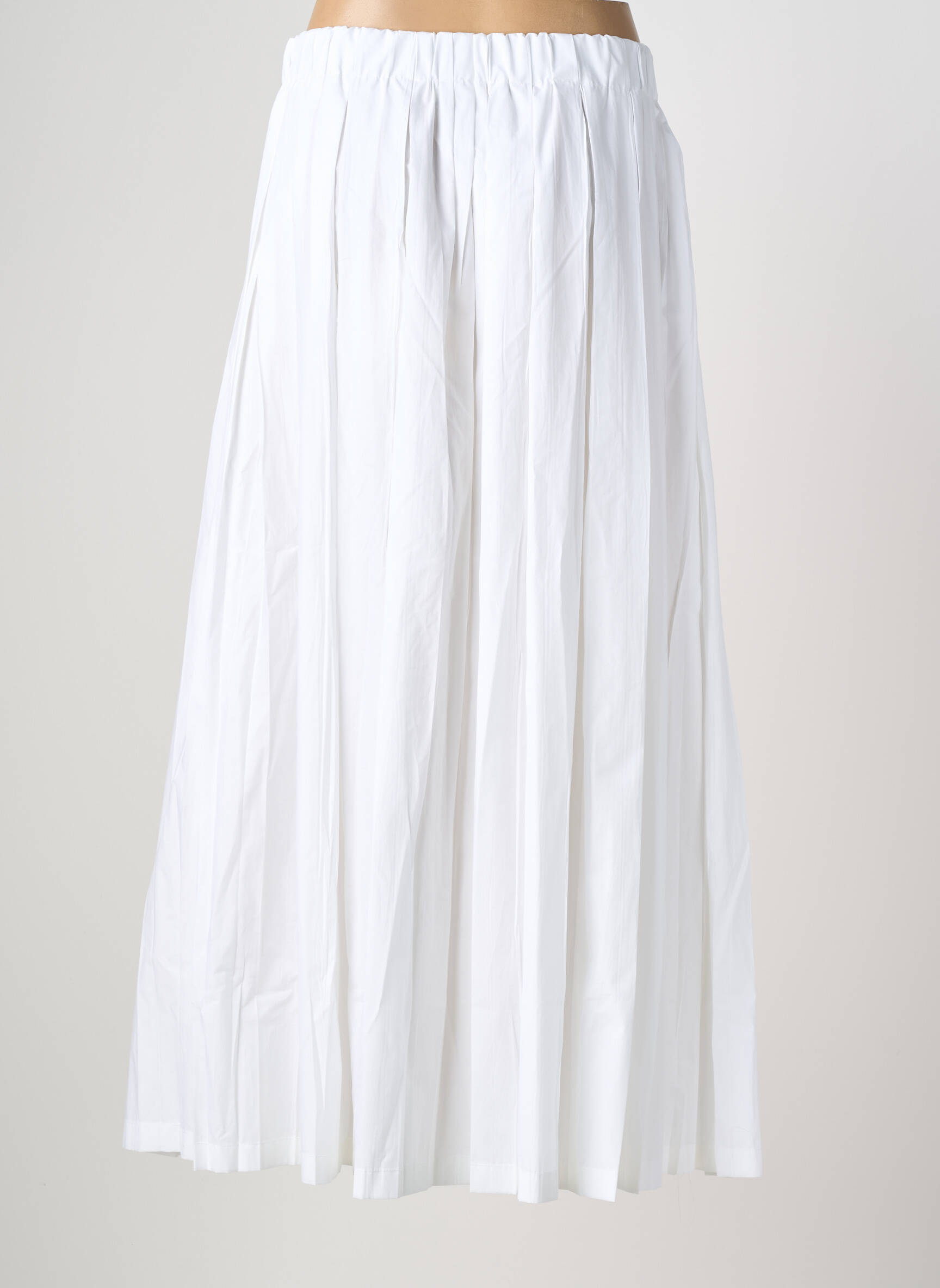 Fustă lungă croială evazată alb PHISIQUE DU ROLE femeie