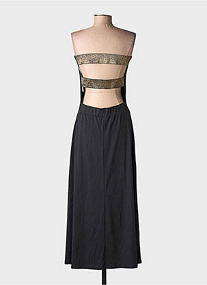 Rochie lungă fără mâneci fără mâneci negru BELIZA femeie