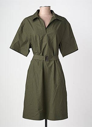 Rochie midi mâneci scurte mâneci scurte verde GERARD DAREL femeie
