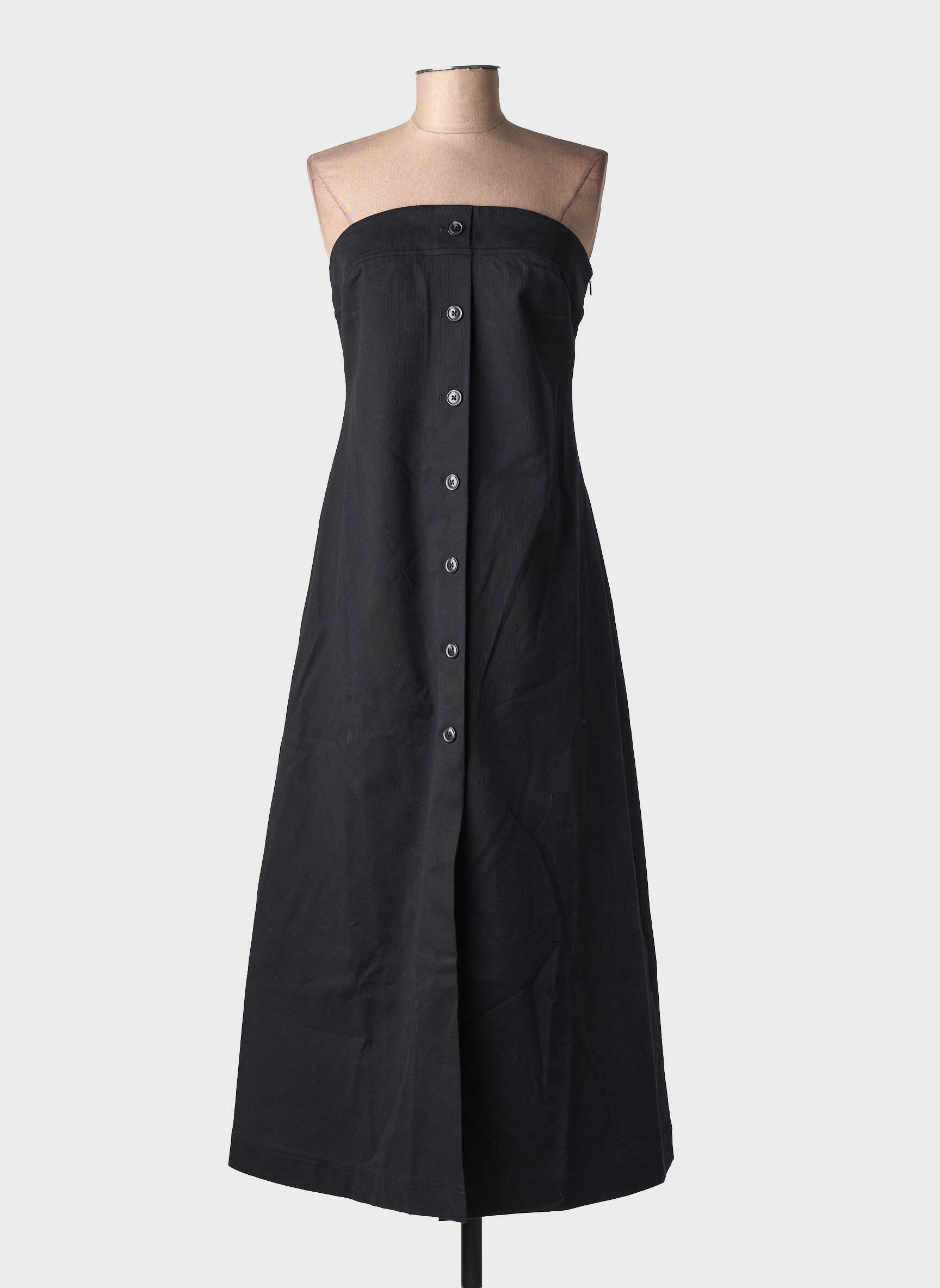 Rochie midi fără mâneci fără mâneci negru SAMSOE & SAMSOE femeie