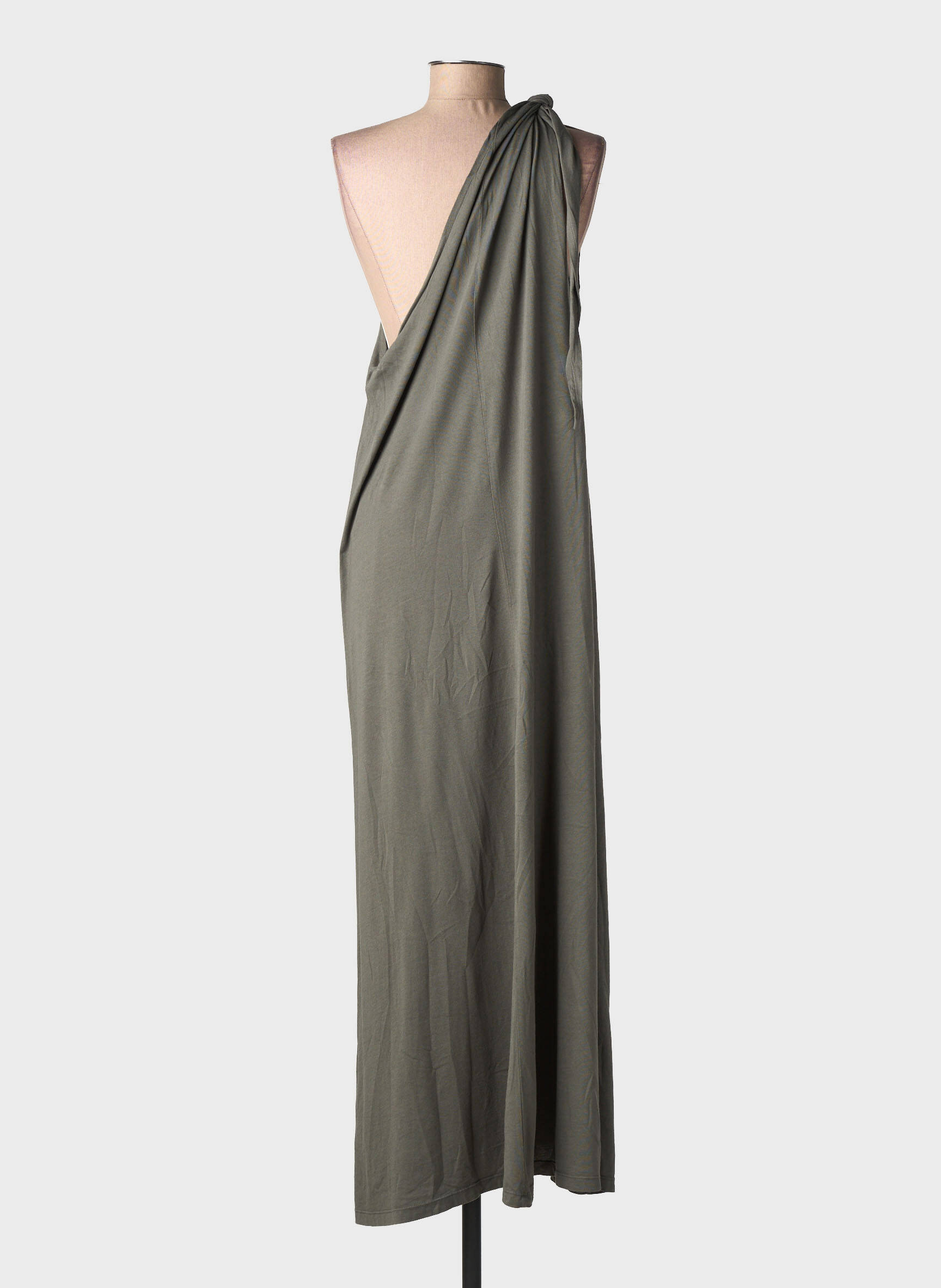Rochie lungă fără mâneci fără mâneci verde DIEGA femeie