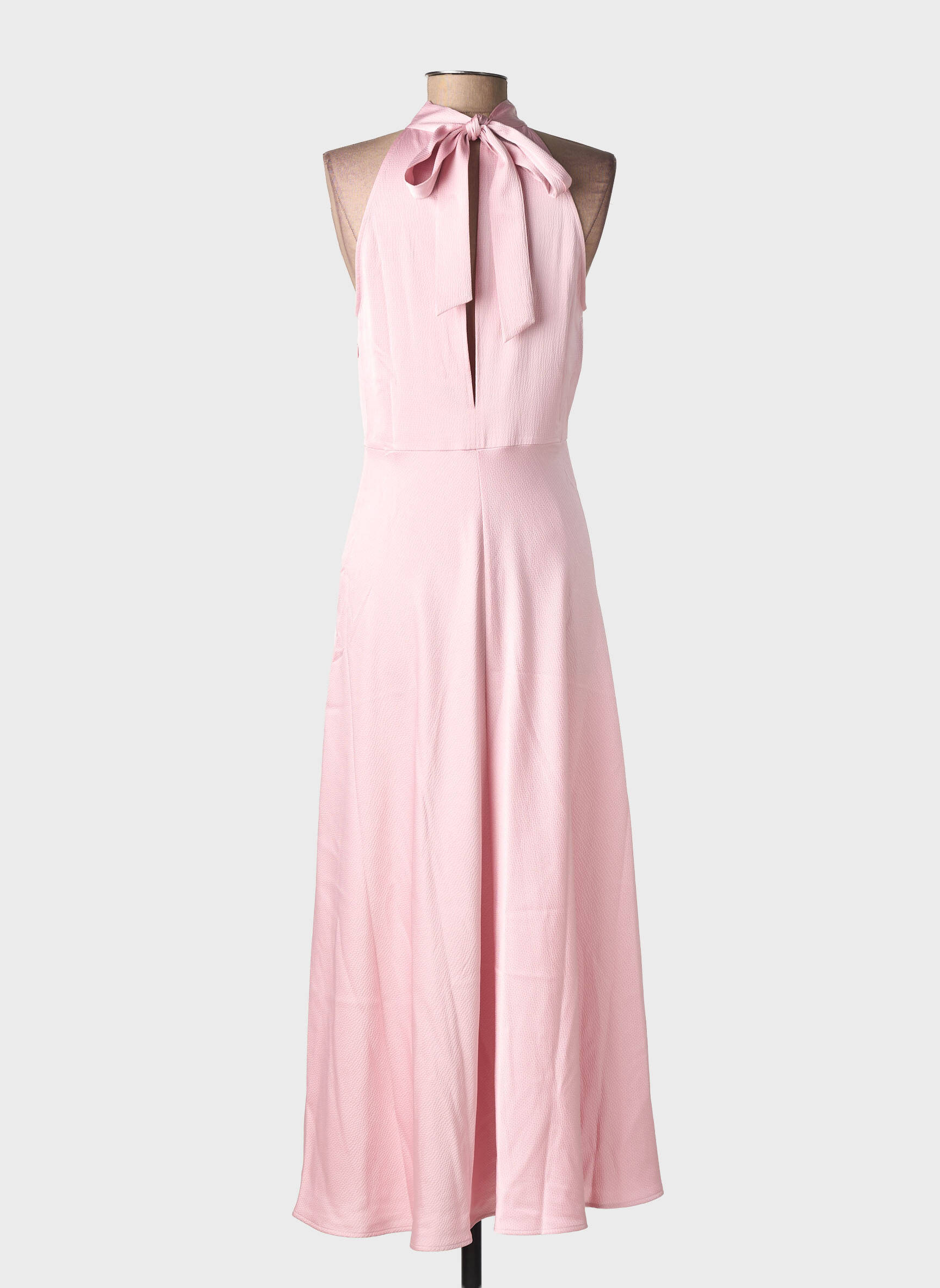 Rochie lungă fără mâneci fără mâneci roz SAMSOE & SAMSOE femeie