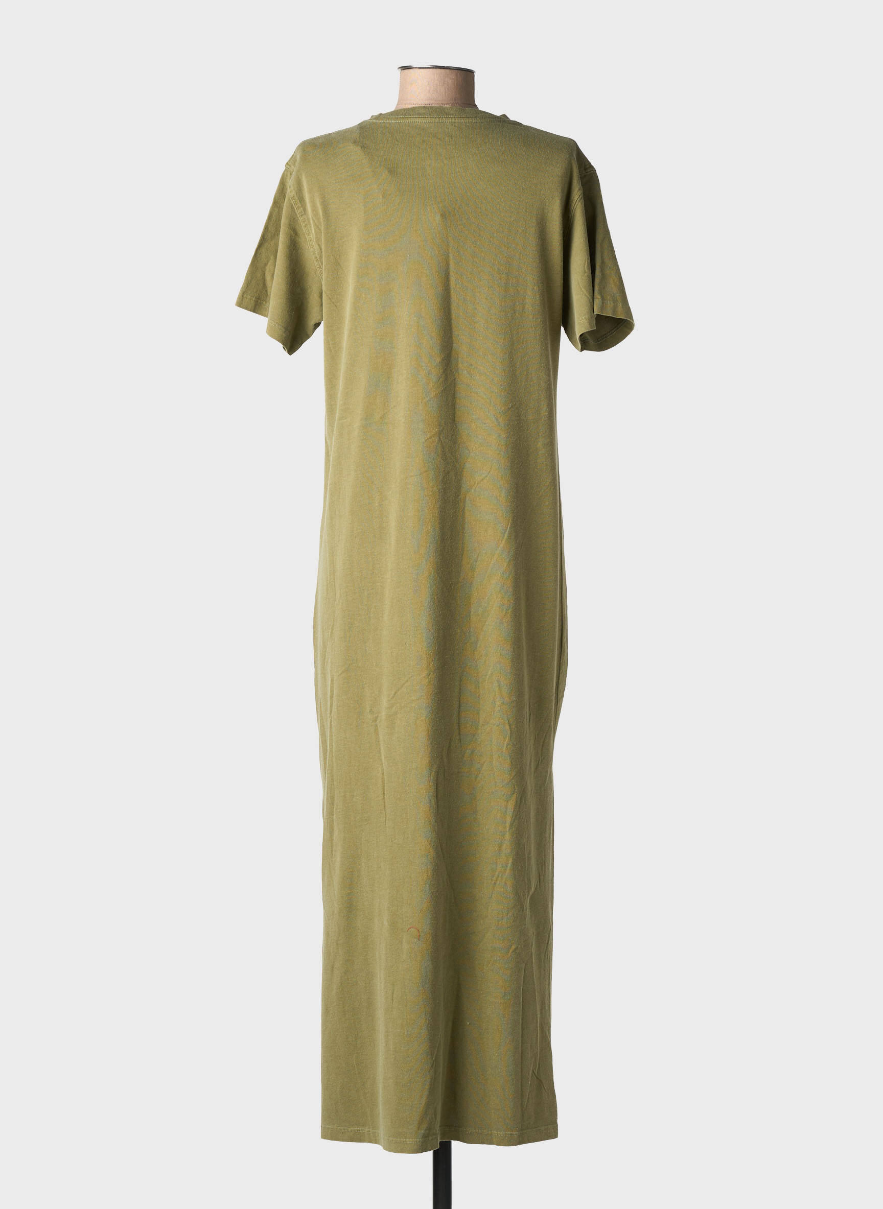 Rochie lungă mâneci scurte mâneci scurte verde NEWTONE femeie