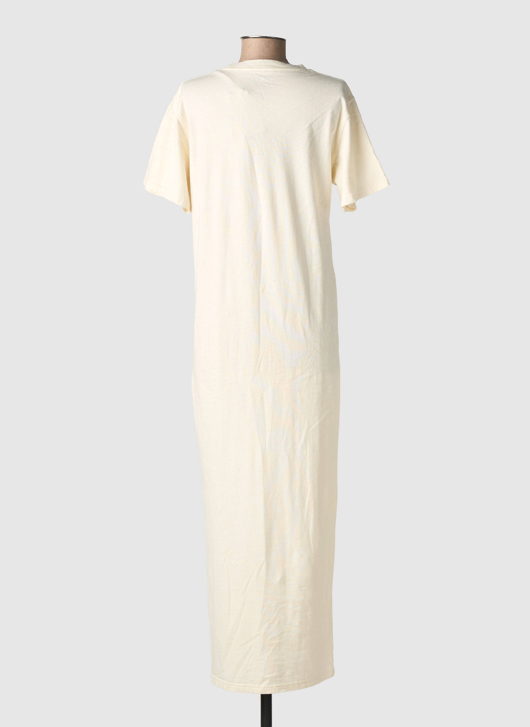 Rochie lungă mâneci scurte mâneci scurte bej NEWTONE femeie