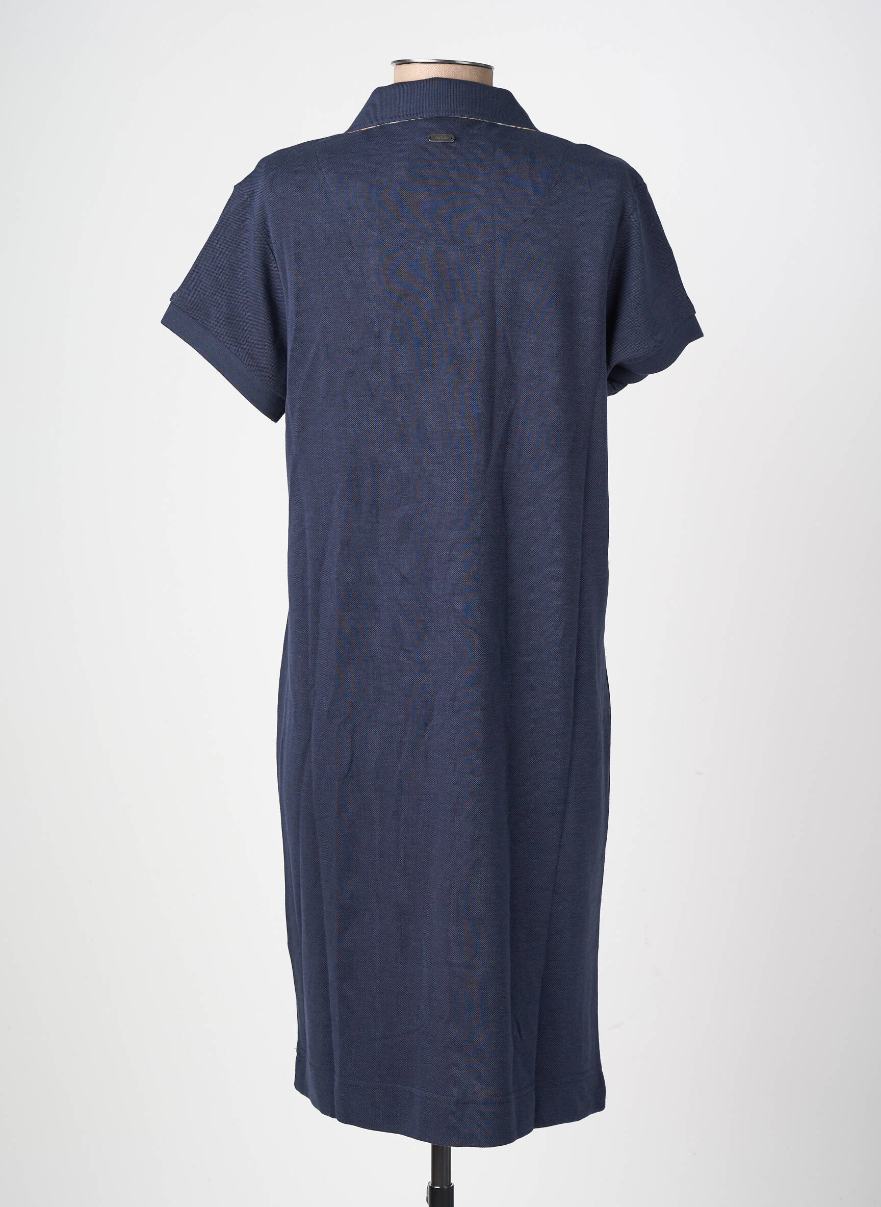 Rochie midi mâneci scurte mâneci scurte albastru BARBOUR femeie