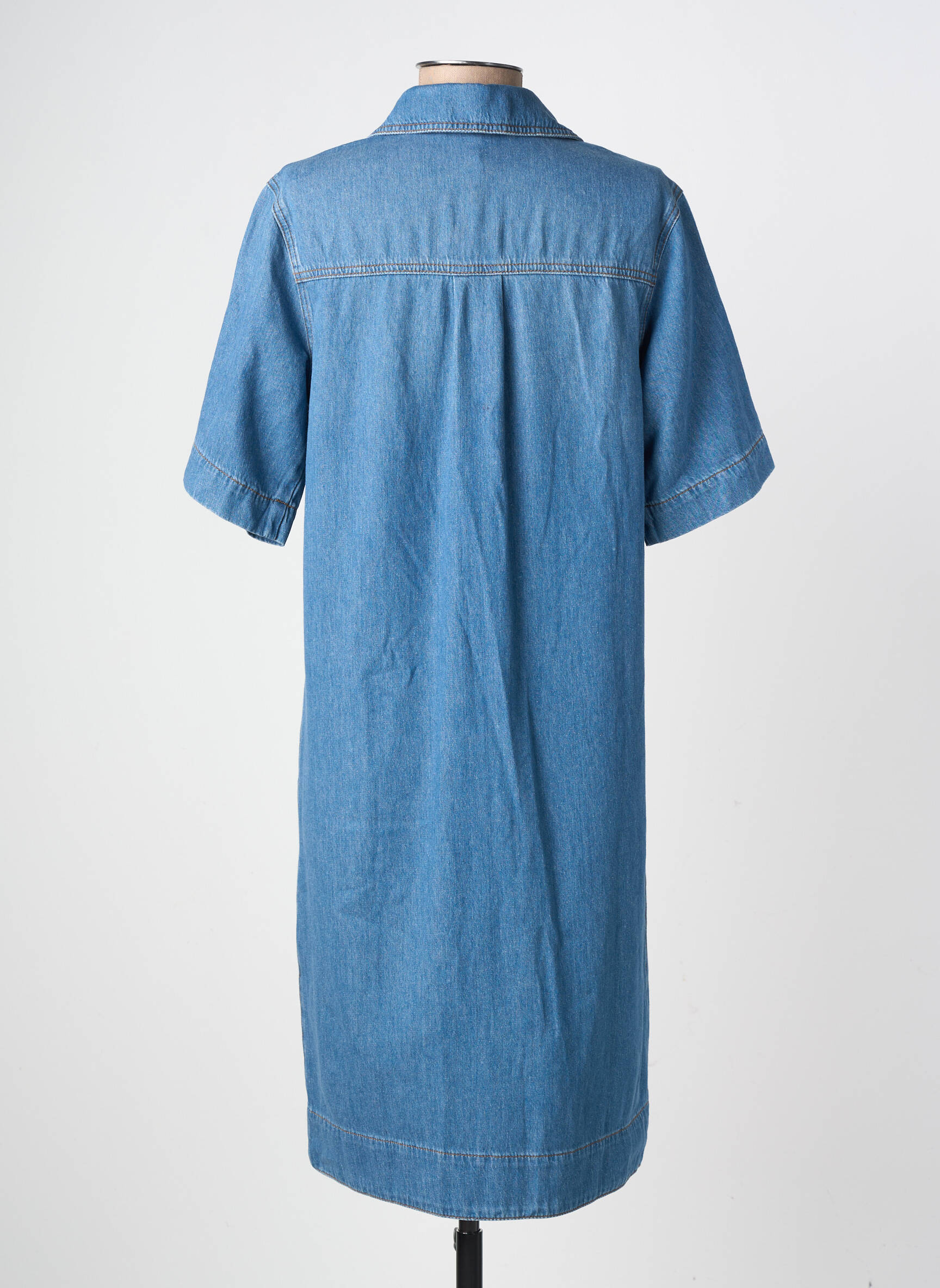 Rochie midi mâneci scurte mâneci scurte albastru GERARD DAREL femeie