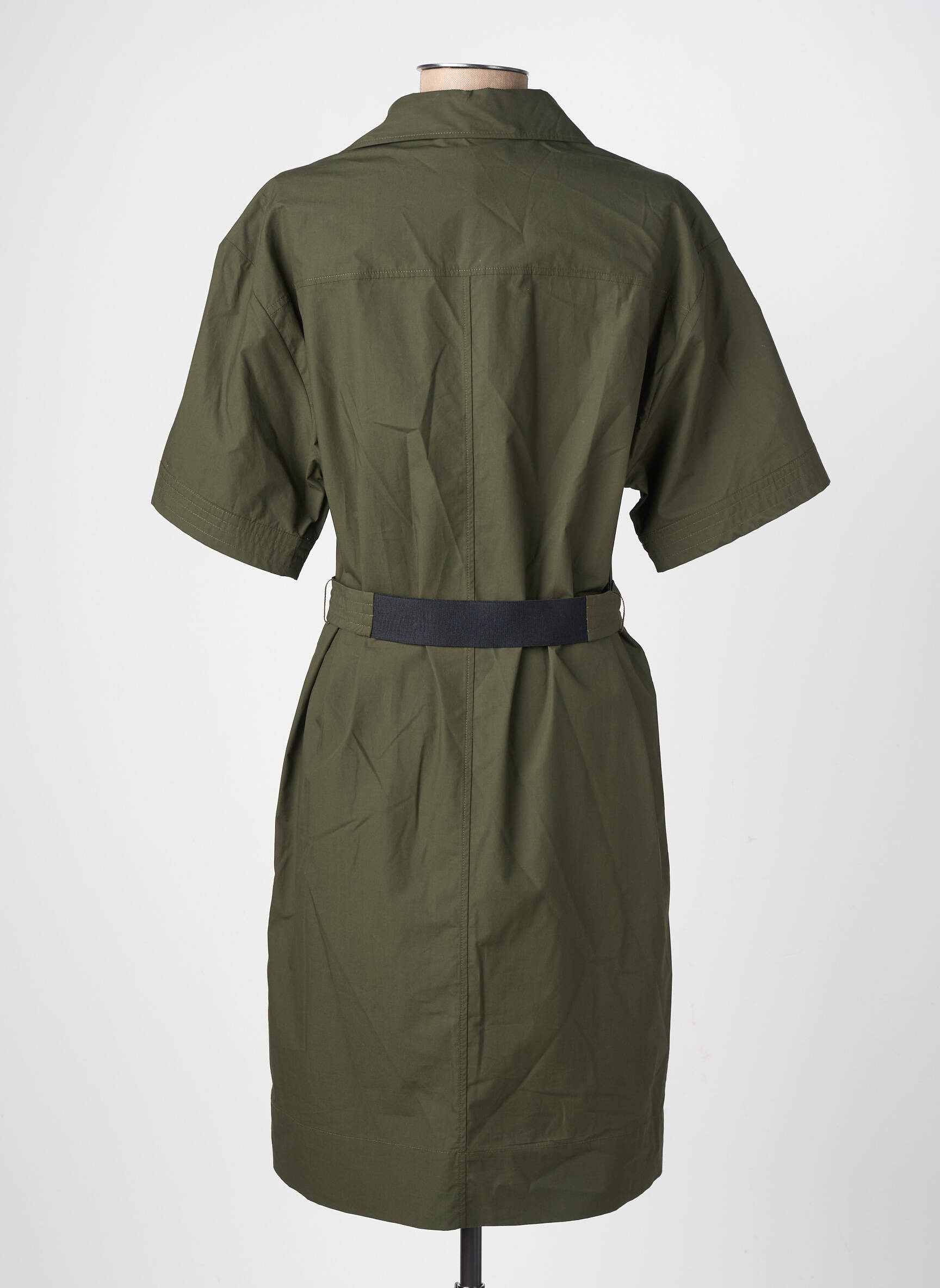 Rochie midi mâneci scurte mâneci scurte verde GERARD DAREL femeie