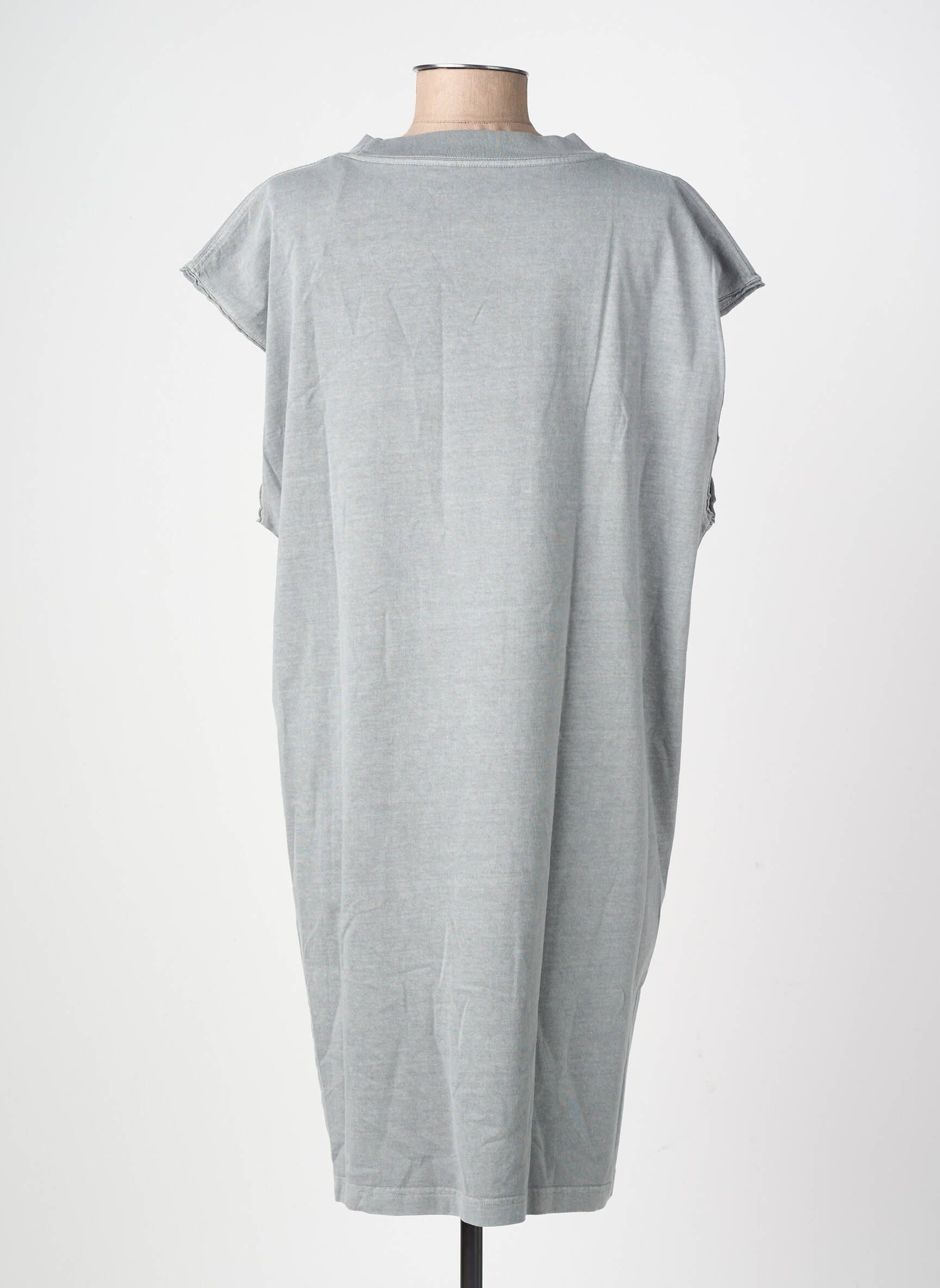 Rochie scurtă mâneci scurte mâneci scurte gri NEWTONE femeie
