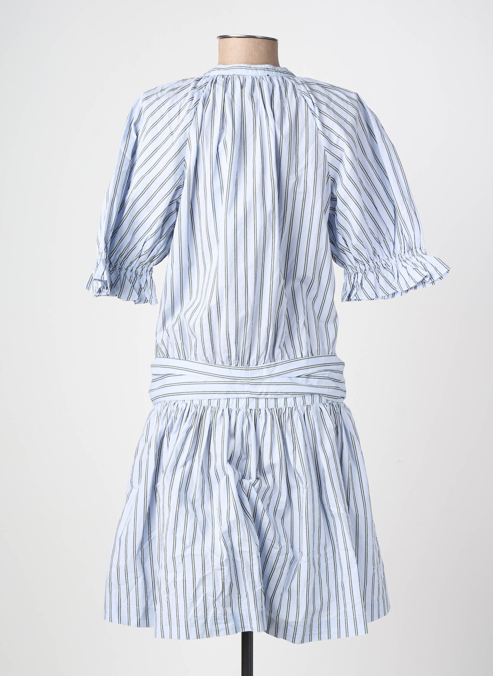 Rochie scurtă mâneci 3/4 mâneci 3/4 albastru ESSENTIEL ANTWERP femeie