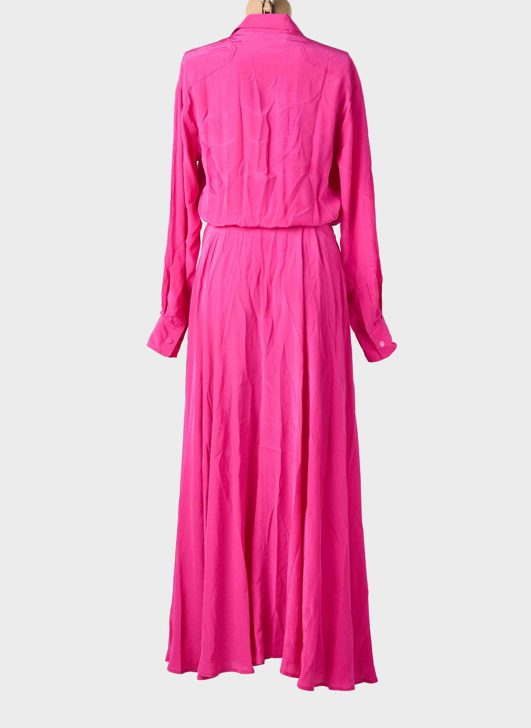 Rochie lungă mâneci lungi mâneci lungi roz ESSENTIEL ANTWERP femeie