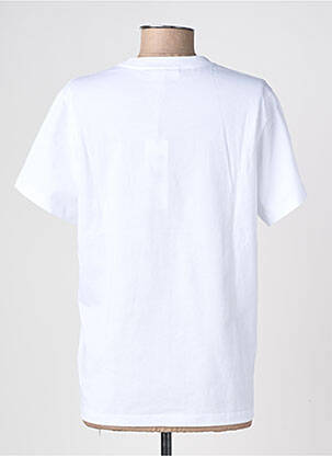 Tricou croială dreaptă mâneci scurte alb GANNI femeie