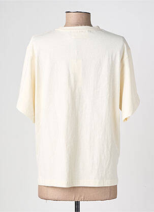 Tricou croială dreaptă mâneci scurte alb LOVE STORIES femeie