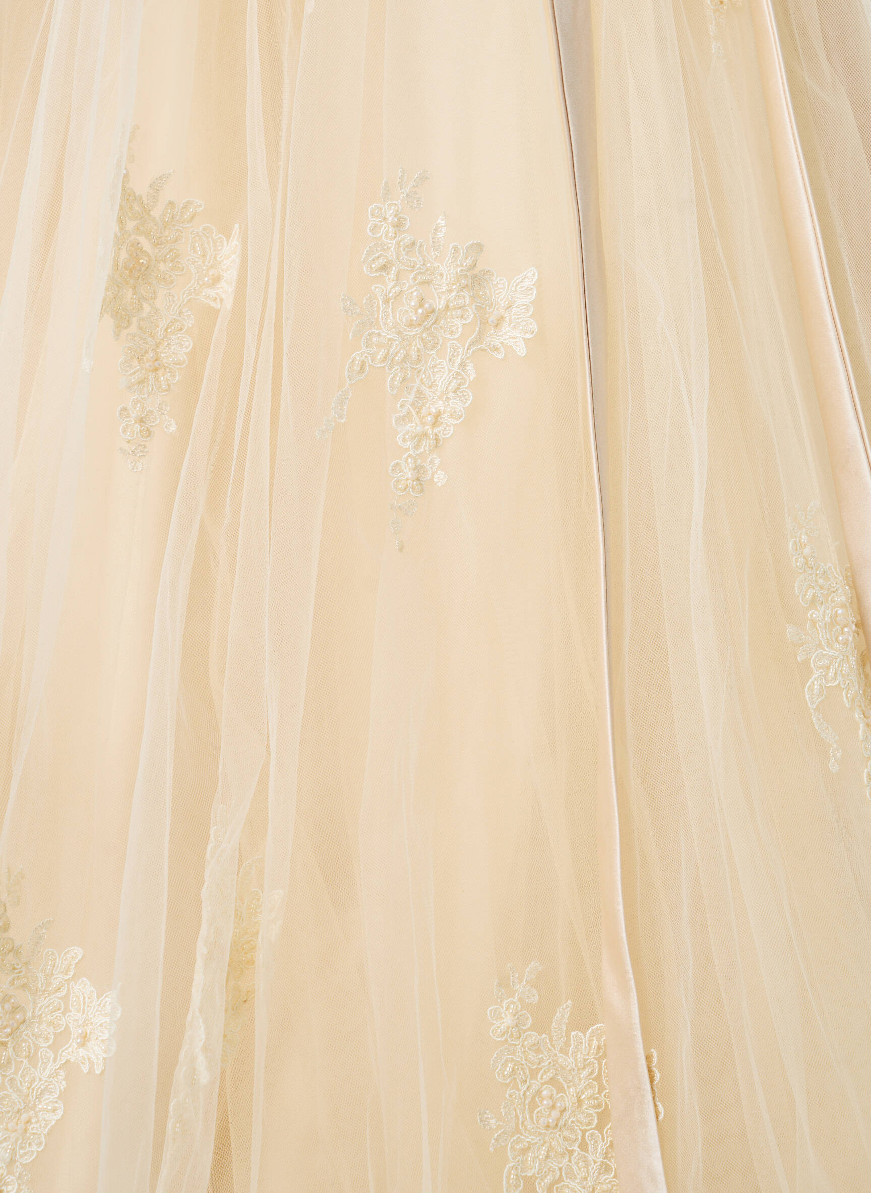 Rochie de mireasă fără mâneci fără mâneci bej PRONUPTIA femeie